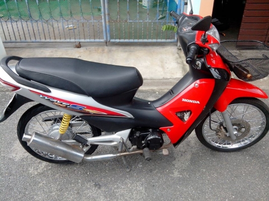 ขาย Wave 100S U-BOX ปี49 สีแดง-เทา เล่มพร้อมโอน ภาษีขาด1ปี