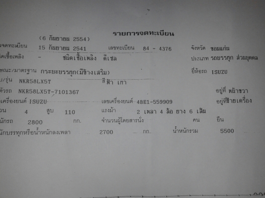 ขาย 6 ล้อ ISUZU NKR 110 แรง หัวการ์ตูน ปี 41 ดาวน์ 80000 บาท กระจกไฟฟ้า รถห้างแท้ แอร์ วิทยุ+เทป เกียร์สั้น พวงมาลัยพาวเวอร์ พร้อมใช้งานได้เลย พร้อมโอน..... ขาย 6 ล้อ ISUZU NKR 110 แรง หัวการ์ตูน ปี 41 ดาวน์ 80000 บาท กระจกไฟฟ้า รถห้างแท้ แอร์ วิทยุ+เทป เกียร์สั้น พวงมาลัยพาวเวอร์ พร้อมใช้งานได้เลย พร้อมโอน.....