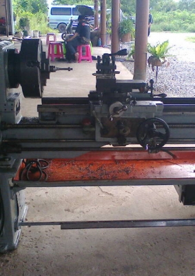 แท่นกลึง 6 ฟุต 3 เพลา เกียร์บล็อก 85,000 พร้อมใช้