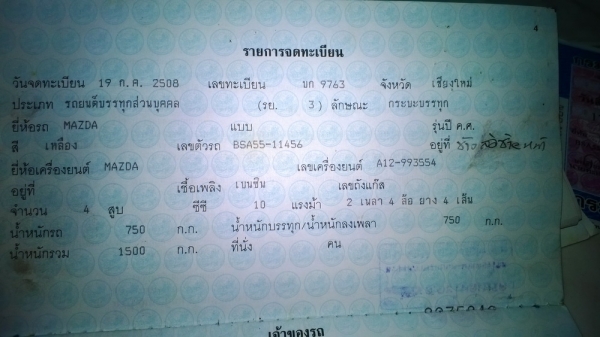 ขายรถกระบะเล็กmazda800แห้งๆทะเบียนโอน