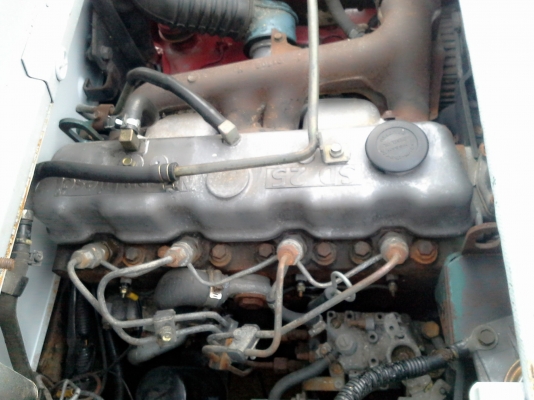 NISSAN 2ตัน เครื่องยนต์ดีเซล SD25 เกียร์ออร์โต้ เสาสูง3เมตร รถสภาพดีพร้อมใช้งาน