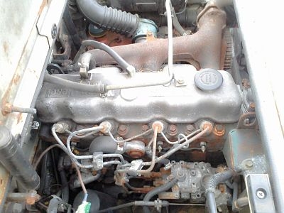 NISSAN 2ตัน เครื่องยนต์ดีเซล SD25 เกียร์ออร์โต้ เสาสูง3เมตร รถสภาพดีพร้อมใช้งาน