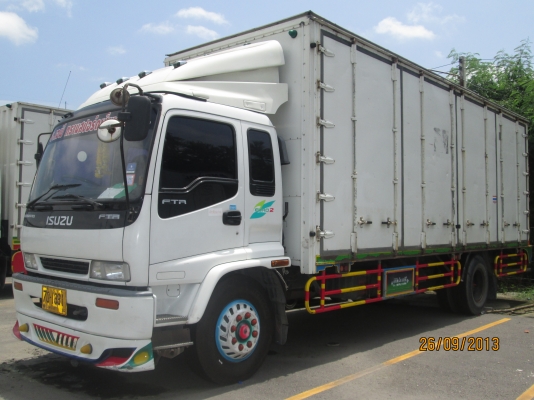 ISUZU-P2เดทก้า-เครื่อง6HH1-7,20เมตร-ตู้10บานไม่มีเสากลาง