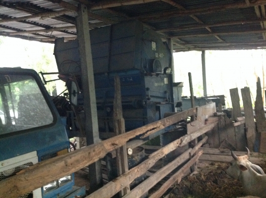 ขาย ตู้นวดข้าวพร้อม เครื่องยนต์โตโยต้า90แรง เกษตรพัฒนา รุ่นสิงห์เปลือยจัมโบ้ 5ฟุตขยาย ปี42