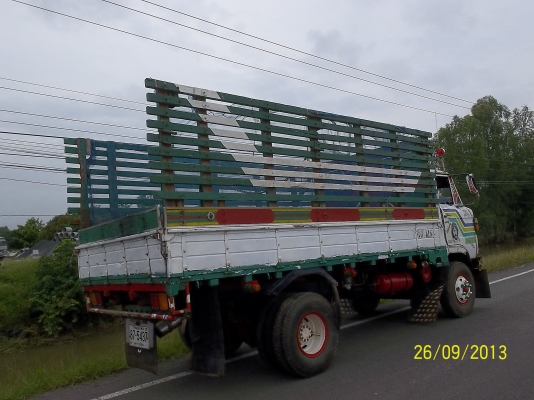 ขาย6ล้อกลางทะเบียนเอกสารพร้อมโอน  117แรง เบรคทริปฟี่   เกียร์ร็อคเสื้อลาย   Fหน้า  Fหลังถือ