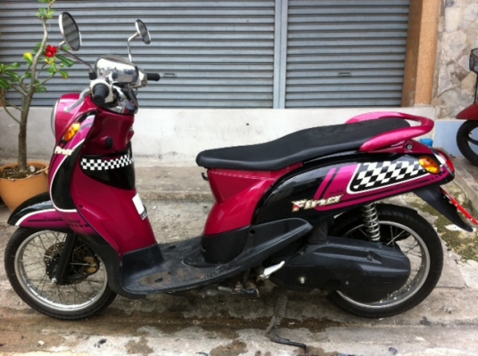 yamaha fino ปี51 เครื่องดี ชุดสีสวย
