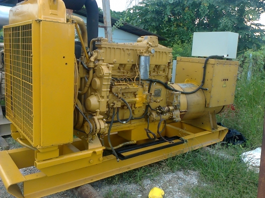 ขายเครื่องปั่นไฟ Caterpillar 3406 ขนาด 200 KVA. เซตนอก