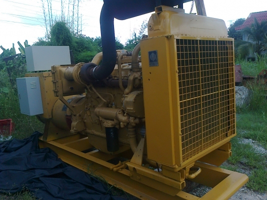 ขายเครื่องปั่นไฟ Caterpillar 3406 ขนาด 200 KVA. เซตนอก