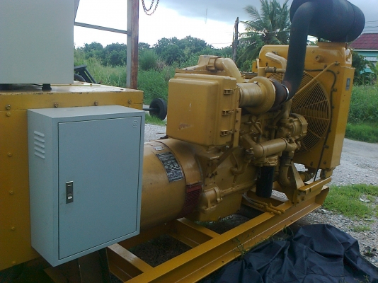 ขายเครื่องปั่นไฟ Caterpillar 3406 ขนาด 200 KVA. เซตนอก