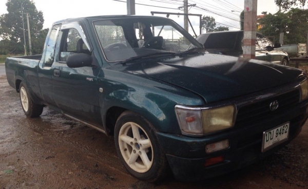 ***ขายแล้วครับขอบคุณ Truck2hand ขายกระบะแค็ป TOYOTA ไมตี้เอ็กส์ 2.5 ปี37/94 เครื่องเดิมเกียร์เดิม แห้งดี แรง ช่วงล่างแน่นคัสซีสวยไม่ผุไม่ดาม รถมีโดนมา แต่เก็บงานแล้ว ทำตาเต็ม โป่งหน้า-หลัง พ.พาวเวอร์ แอร์ ภายในสวยคอนโซลครบ ยางดี4เส้น ล้อแม็ก พื้นกระบะสวย