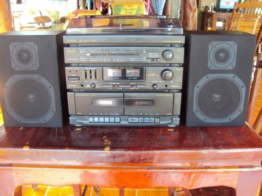 ขายชุดเครื่องเล่นวิทยุ-แผ่นเสียง SPECTUM