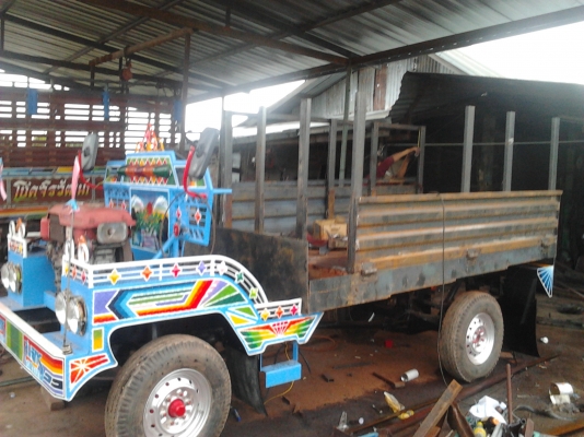 ขายอีแต๋น/พร้อมเครื่อง/กระบะเหล็ก/พื้นไม้ โทร 081-0745778(เสร็จแล้วจ้าใครติดตามอยู่มาทดลองขับได้)