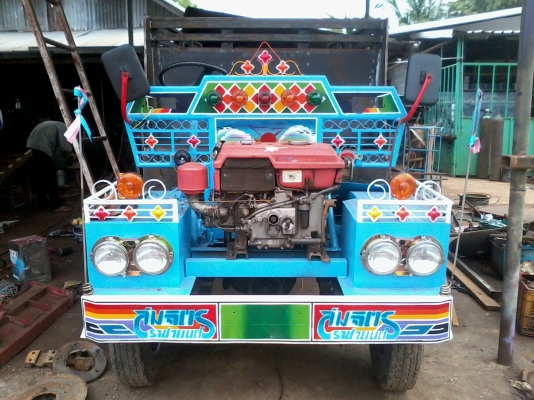 ขายอีแต๋น/พร้อมเครื่อง/กระบะเหล็ก/พื้นไม้ โทร 081-0745778(เสร็จแล้วจ้าใครติดตามอยู่มาทดลองขับได้)