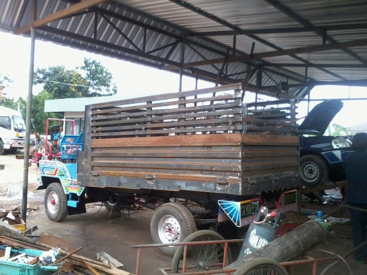 ขายอีแต๋น/พร้อมเครื่อง/กระบะเหล็ก/พื้นไม้ โทร 081-0745778(เสร็จแล้วจ้าใครติดตามอยู่มาทดลองขับได้)