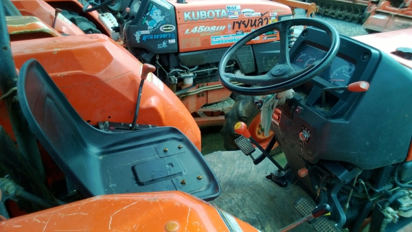 KUBOTA L4508 DI  ชั่วโมงน้อย พร้อม โรตารีตราช้างเอาไปเลย