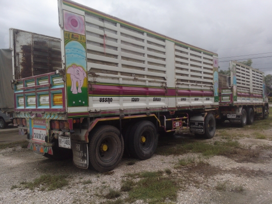 ขายรถอีซุซุเด็กก้า320แม่ลูกสามเพลาไม่ดั้มปี50