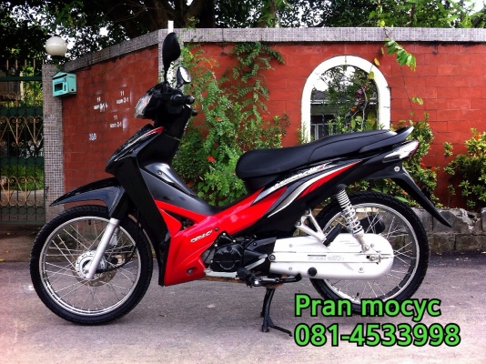 ขายhonda wave สีดำเเดง 2556