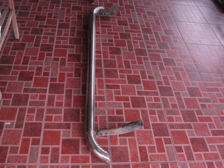 กันชนแสตนเลสรอบคันของหัวจรวด สภาพดี ครบทุกชิ้น เพิ่งถอดออกครับ