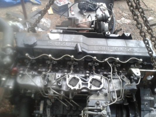 ขายเครื่อง Isuzu 6HE1 turbo 210 แรง เครื่องติดได้ปกติ