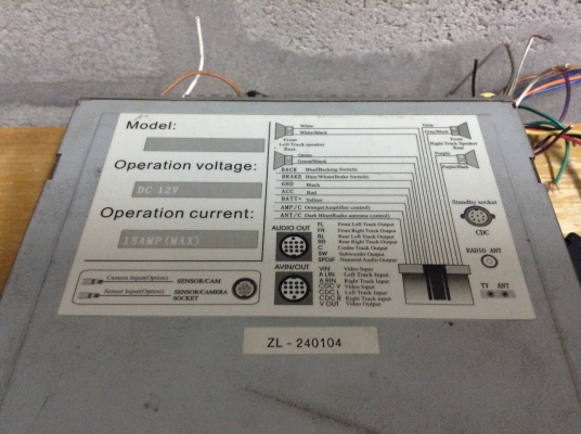 ขายเครื่องเล่นDVD 2din zulex มือสอง 2300 บาท