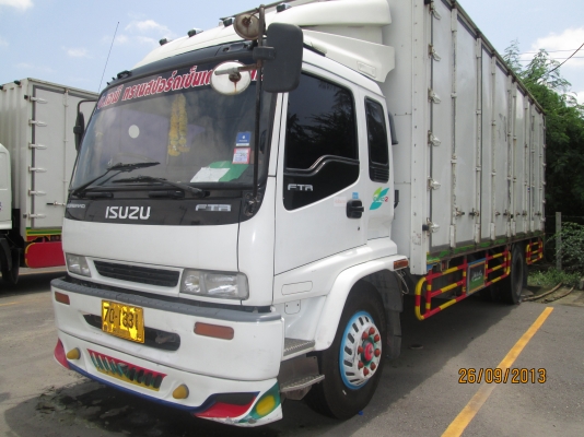 ISUZU-P2เดทก้า-เครื่อง6HH1-7,20เมตร-ตู้10บานไม่มีเสากลาง