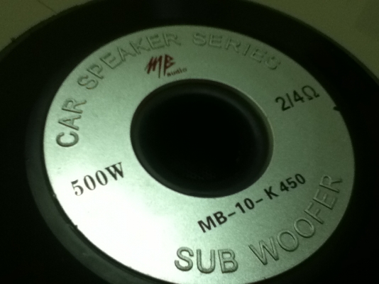 ลำโพงซับ 10 นิ้วโครงหล่อ MB audio