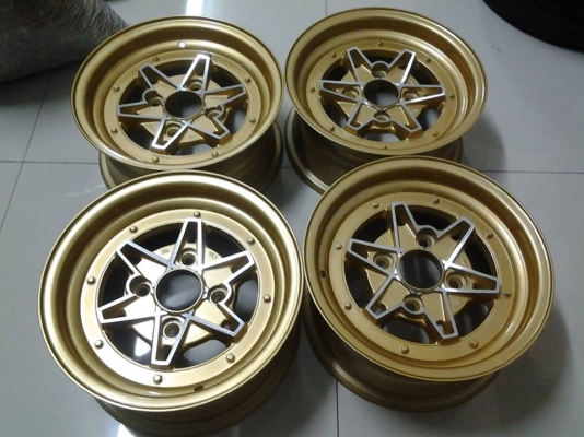 ล้อแม็ก ขอบ13 ล้อนอกแท้2ชิ้น JAPAN ล้อแม็ก ขอบ13 ล้อนอกแท้2ชิ้น JAPAN