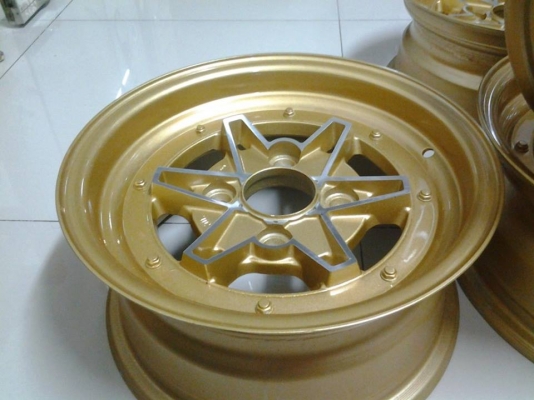 ล้อแม็ก ขอบ13 ล้อนอกแท้2ชิ้น JAPAN