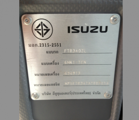 ขายดาวน์ หกล้อใหญ่ ISUZU FORWARD FTR 240 แรงม้า รถห้างรุ่นใหม่ล่าสุด