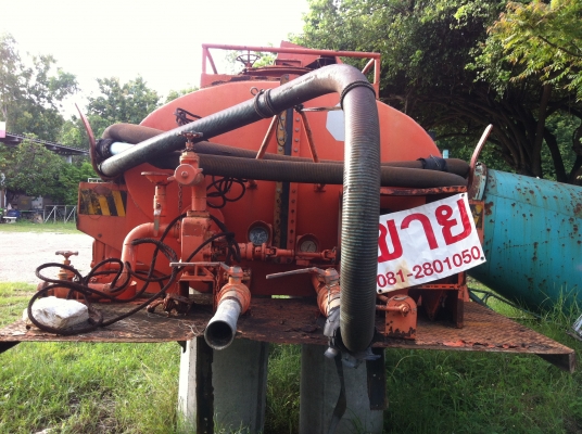 ขายแทงค์น้ำติดรถดูดส้วม พร้อมปั๊ม