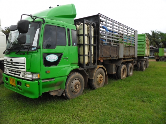 ลดราคาแล้วครับ ขายรถบรรทุก 22ล้อดั้มแม่ดั้มลูก HINOเปอร์เฟีย 320 แรงติดก๊าส NGV 12 ถังเครื่อง P11 เครื่องดีมากๆ ยางดีคัสซีสวย