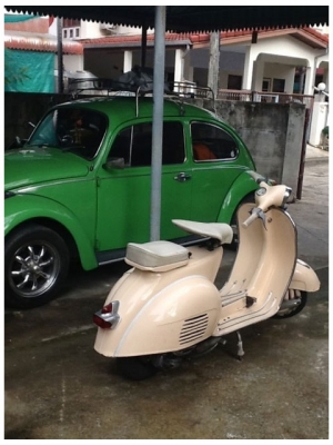 Vespa 64 เครื่องดี สีสวย