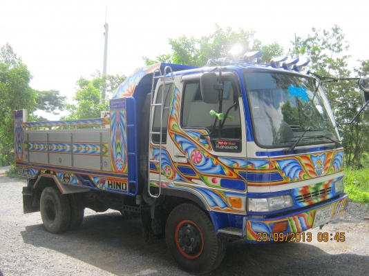 ขายหกล้อดั้มฮีโน่JO8Cเครื่อง210เเรง ระบบไฟฟ้าทั้งคัน(ใช้งานได้ไม่กี่เดือน)