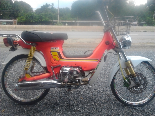 ขาย HONDA ชาลี เครื่อง LIFAN 110 CC เอกสารอินวอย  สีสวยทำใหม่ อะไหล่ชุบเยอะ