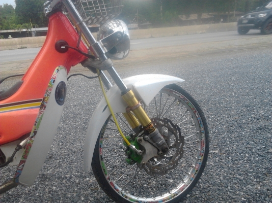 ขาย HONDA ชาลี เครื่อง LIFAN 110 CC เอกสารอินวอย  สีสวยทำใหม่ อะไหล่ชุบเยอะ