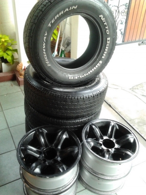 BF All 265/70/16 ปี 09 + Nitto 245/70/16 ปี10 ถูกๆ BF All 265/70/16 ปี 09 + Nitto 245/70/16 ปี10 ถูกๆ