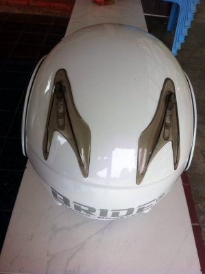 ธารนนทบุรี//ขายขายหมวกกันน๊อก index สีขาวมุข สภาพสวยๆ ของมือสอง ราคา 1,200 บาท (พร้อมจัดส่ง)