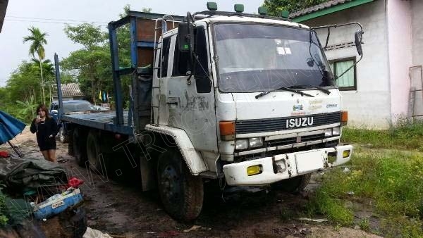 รถบรรทุก 10 ล้อ พื้นเรียบ ยี่ห้อ ISUZU รุ่น JCM490Y 160 แรงม้า รถบรรทุก 10 ล้อ พื้นเรียบ ยี่ห้อ ISUZU รุ่น JCM490Y 160 แรงม้า