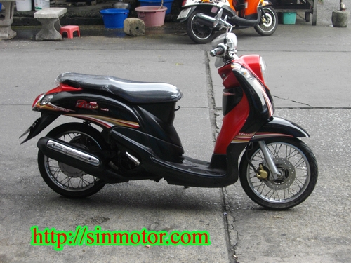 ขาย Yamaha Fino Classic สีดำ-แดง สวยสด เครื่องดีเดิมๆ ราคา 17500 บาท