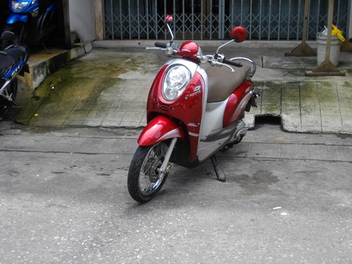ขาย Scoopy I หัวฉีด สีแดง-เทา สวยคลาสสิค เครื่องสุดยอดเยี่ยมเดิมๆ ประกันศูนย์3ปี 25000 บาท