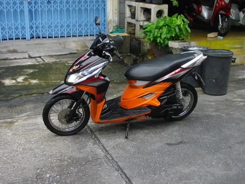 ขาย Honda Click I หัวฉีด สีดำ-ส้ม สวยเข้ม เครื่องเยี่ยมเดิมๆ ราคา 19000 บาท