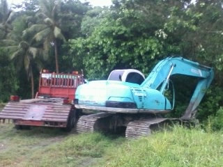 ขายยกชุด kobelco sk045 mark 2 sk200 mark5 และรถเทเลอร์ Hino 227