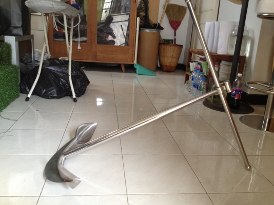 ขาย "สมอเรือ" สแตนเลส เป็นงานpropหรือเอาไว้โชว์