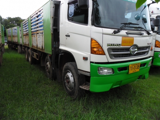 ขายรถพ่วงไม่ดั้ม HINO MEGA EURO 3- 380 ปี 52  ขาย 6 พ่วงๆละ 2600000 แม่ 12 ล้อจากโรงงานลูก 3 เพลายาว 7.5 เมตรจดทะเบียนปี 52 ทั้งหมดทะเบียนเต็มยางดีคัสซีสวยมากๆเล่มทะเบียนชุดโอนพร้อม