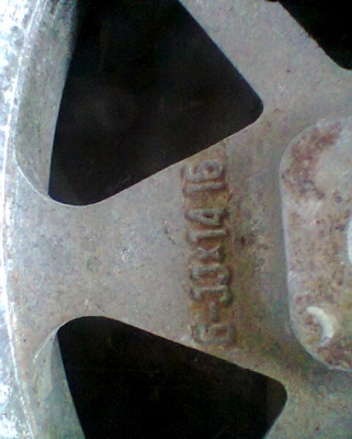 ล้อดาว5รู ขอบ14114 5.5 1คู่ 2500