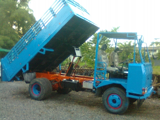 อีแต๋น 6 ล้อดั๊ม เครื่อง isuzu 85 คลัชซีหน้า 8 มีเกียร์สโลว์