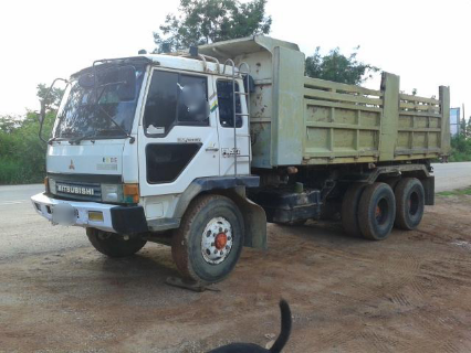 ขายรถบรรทุกสิบล้อดั๊มพ์ Mitsubishi TD แชสซี FN527TD24xx 2 เพลา ด.โคราช ทะเบียนพร้อม