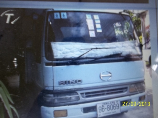 ขาย6ล้อ  HINO  FB4J  140 แรง กระบะแสตนเลส