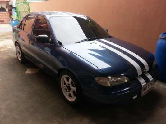 ขายถูกแต่ไม่ต้องซ่อม ACCENT ปี98 สวยพร้อมใช้ สีเต็มสวย แบตใหม่ LPG2ระบบ