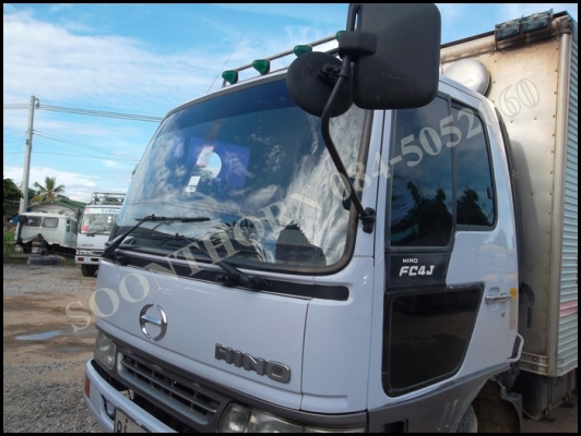 ขายด่วน รถบรรทุก 6 ล้อ HINO FC4J 140 แรง สมอเงิน รถห้างแท้ ตู้แห้ง 3 บาน ยาว 5.5 M สภาพเดิมๆ สวยพร้อมใช้งาน ราคาสุดคุ้ม